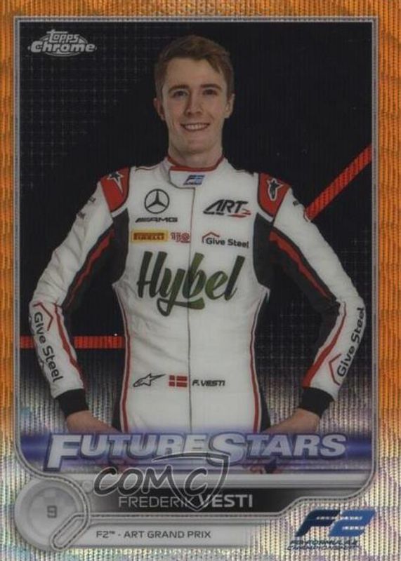 2022 Topps Chrome Formula 1 #85 Orange Wave Refractor /25