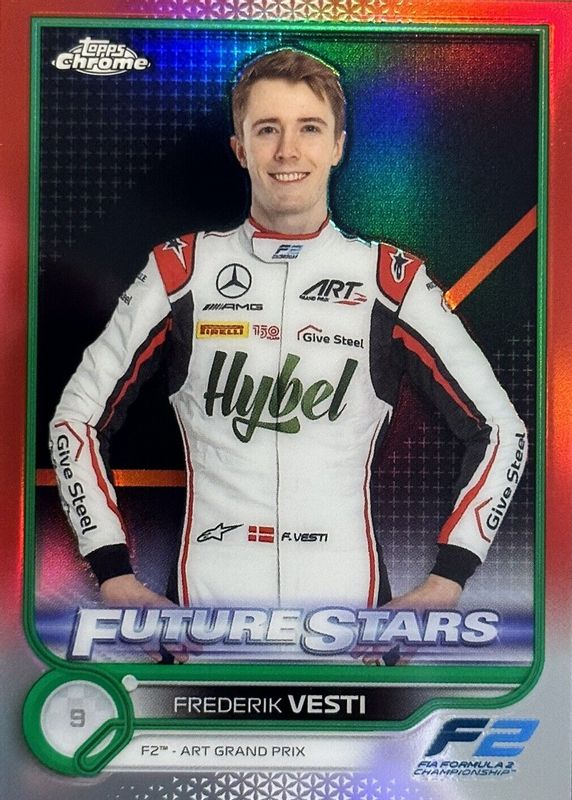 2022 Topps Chrome Formula 1 #85 Red & Green Refractor