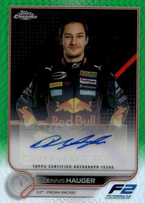 2022 Topps Chrome Formula 1 #CAC-DH Autographs - Green Refractor /99