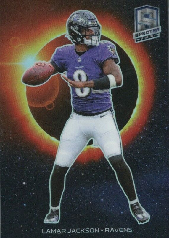 Lamar Jackson 2022 Spectra #SE-5 Solar Eclipse /(SSP) RAW