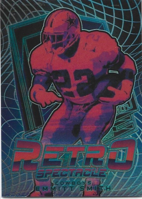 Emmitt Smith 2022 Spectra #RS-14 Retro Spectacle /(SSP) RAW