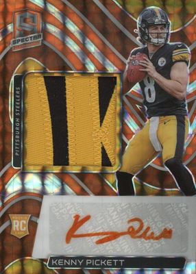 2022 Spectra #211 Rookie Patch Auto - Neon Orange /15