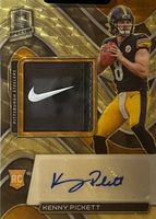 Kenny Pickett 2022 Spectra #211 Rookie Patch Auto - Nike Swoosh