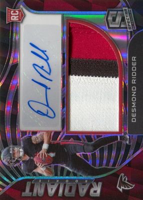 2022 Spectra #RAD-DRI Radiant Rookie Patch Signatures /99