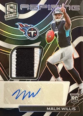 2022 Spectra #APA-MWI Aspiring Patch Autographs /99