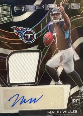 2022 Spectra #APA-MWI Aspiring Patch Autographs - Hyper /60