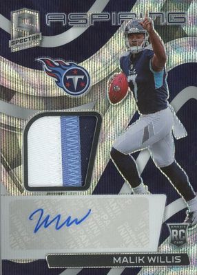 2022 Spectra #APA-MWI Aspiring Patch Autographs - Wave /25