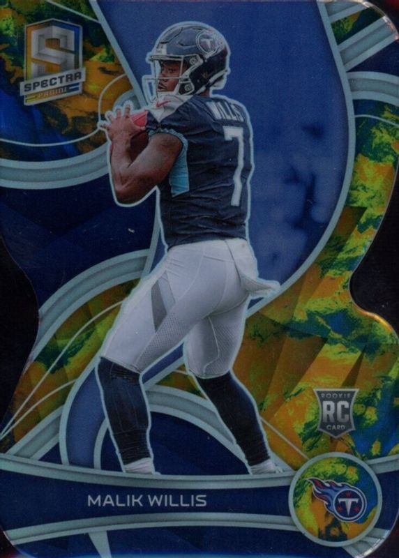 Malik Willis 2022 Spectra #138 Universal Die-Cut /10 Rookie RAW