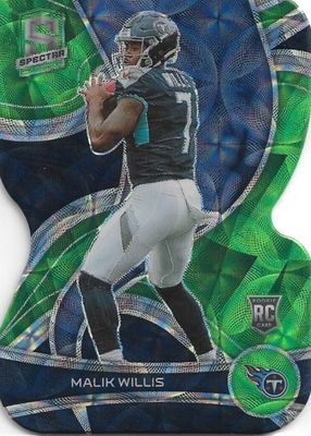 2022 Spectra #138 Neon Green Die-Cut /30