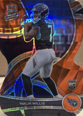 2022 Spectra #138 Neon Orange Die-Cut /15