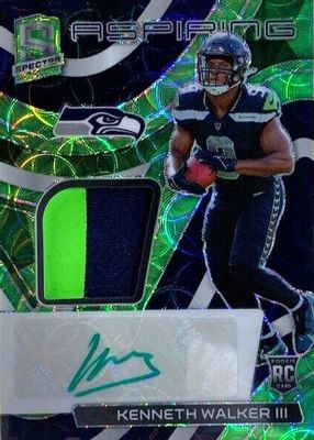 2022 Spectra #214 Rookie Patch Auto - Neon Green /35