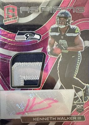 2022 Spectra #214 Rookie Patch Auto - Neon Pink /25
