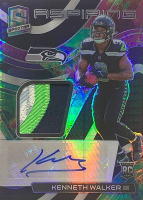 2022 Spectra #APA-KWA Aspiring Patch Autographs - Celestial /75