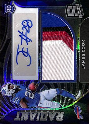 2022 Spectra #RAD-JCO Radiant Rookie Patch Signatures /99