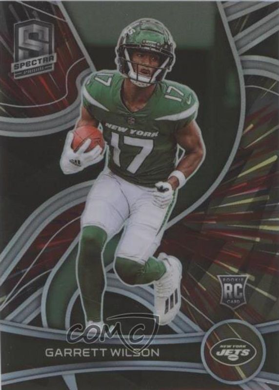 Garrett Wilson 2022 Spectra #145 Hyper /75 Rookie SGC 9.5