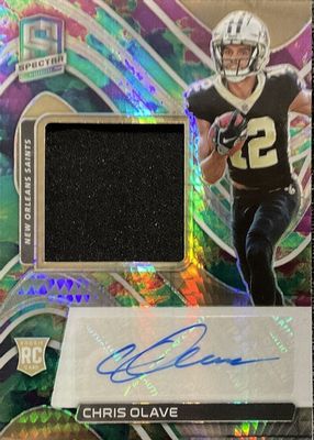 2022 Spectra #206 Rookie Patch Auto - Celestial /99
