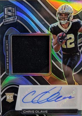 2022 Spectra #206 Rookie Patch Auto /125