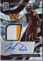 Jahan Dotson 2022 Spectra #APA-JDO Aspiring Patch Autographs - Wave /25 ...