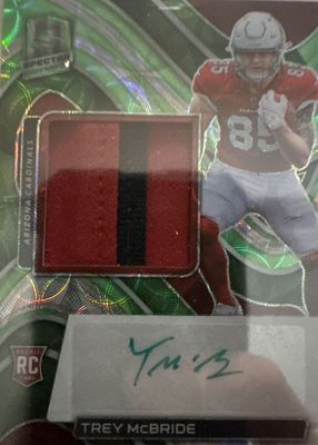 2022 Spectra #221 Rookie Patch Auto - Neon Green /35