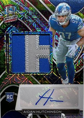 2022 Spectra #202 Rookie Patch Auto - Meta /10