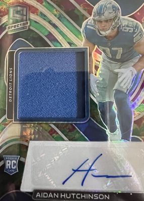 2022 Spectra #202 Rookie Patch Auto - Celestial /99