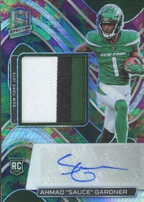 2022 Spectra #203 Rookie Patch Auto - Celestial /99