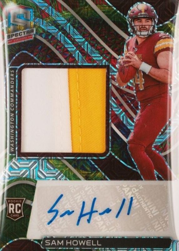 Sam Howell 2022 Spectra #241 Rookie Patch Auto - Meta /10 Rookie SGC 10