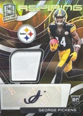 2022 Spectra #APA-GPI Aspiring Patch Autographs - Hyper /60