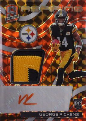 2022 Spectra #APA-GPI Aspiring Patch Autographs - Neon Orange /15