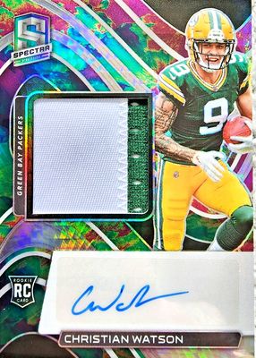 2022 Spectra #212 Rookie Patch Auto - Celestial /99