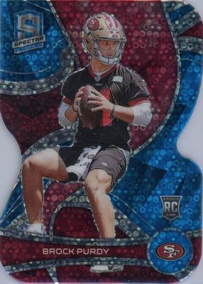 2022 Spectra #198 Neon Blue Die-Cut /50