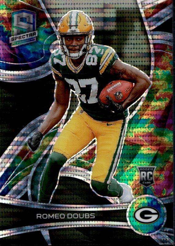 Romeo Doubs 2022 Spectra #174 Celestial /99 Rookie RAW
