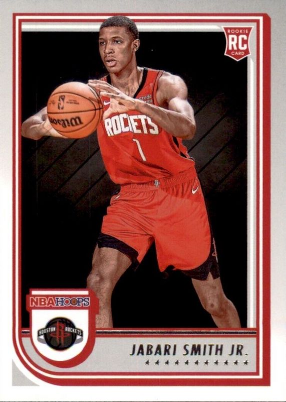 Jabari Smith Jr. 2022 Hoops #233 Red Back Rookie RAW