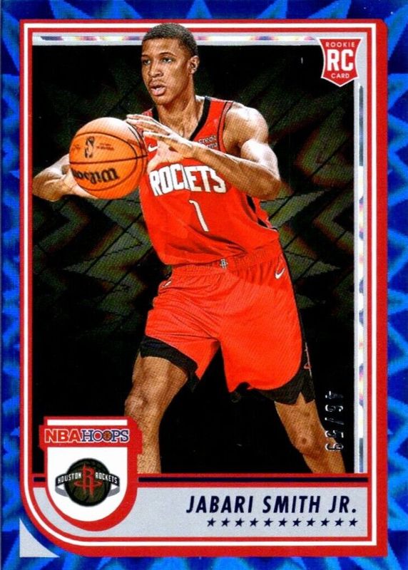Jabari Smith Jr. 2022 Hoops #233 Blue Explosion /59 Rookie RAW