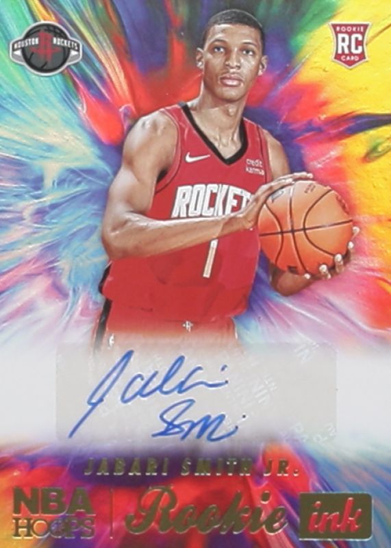 Jabari Smith Jr. 2022 Hoops #RI-JSJ Rookie Ink - Hyper Gold RAW
