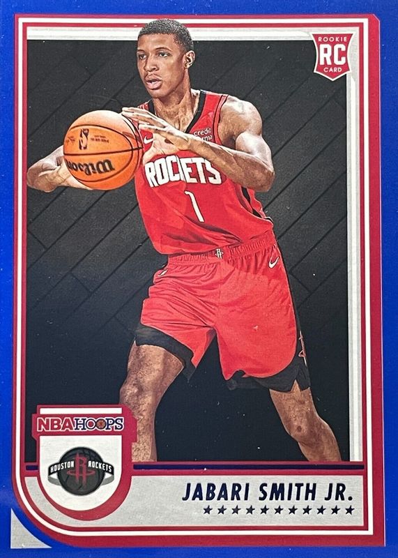 Jabari Smith Jr. 2022 Hoops #233 Blue Rookie RAW