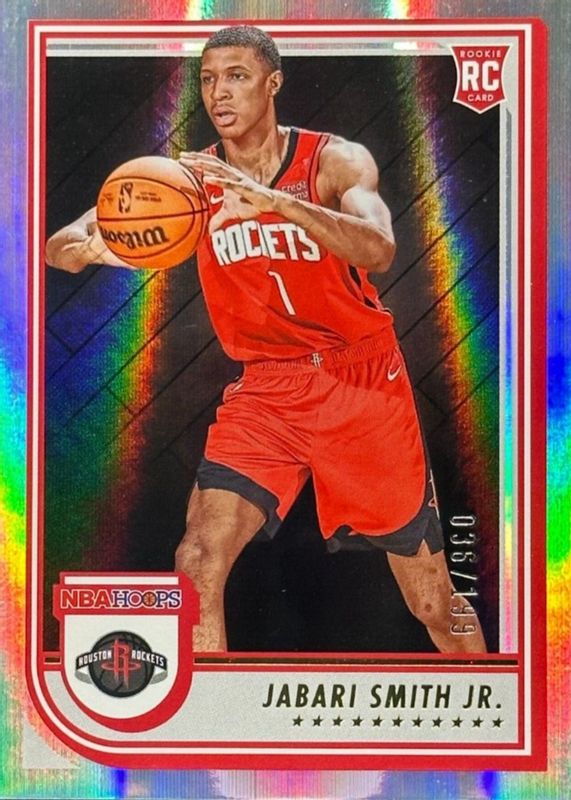 Jabari Smith Jr. 2022 Hoops #233 Premium Box Set /199 Rookie PSA 10