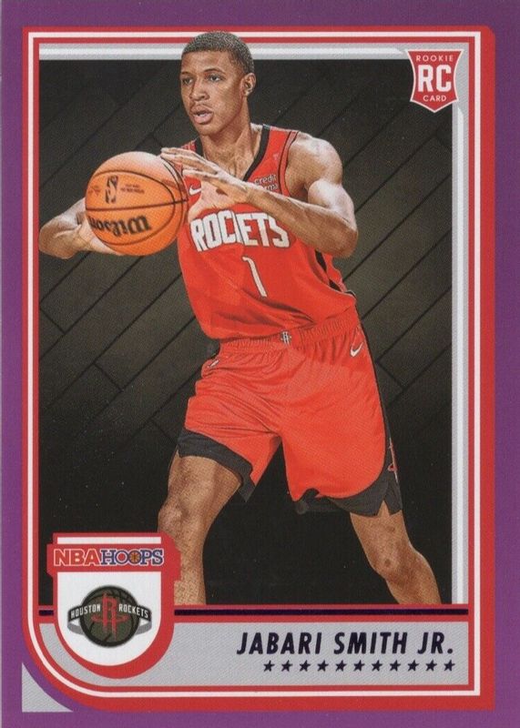 Jabari Smith Jr. 2022 Hoops #233 Purple Rookie PSA 10