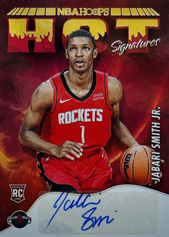 Jabari Smith Jr. 2022 Hoops #HSR-JSJ Hot Signatures Rookies PSA 10