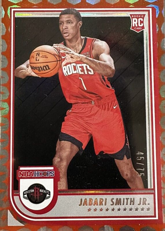 Jabari Smith Jr. 2022 Hoops #233 Gravity /75 Rookie PSA 10