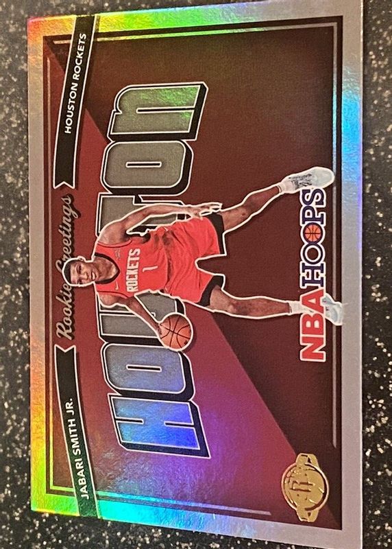 Jabari Smith Jr. 2022 Hoops #3 Rookie Greetings - Holo RAW