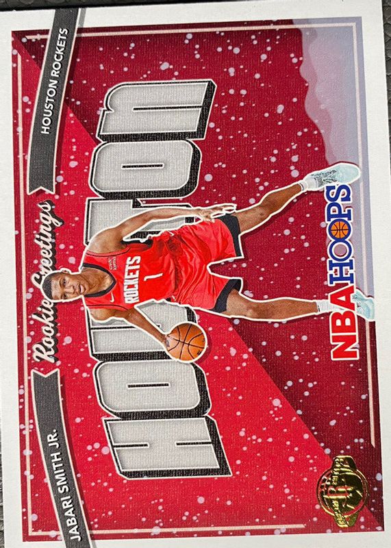 Jabari Smith Jr. 2022 Hoops #3 Rookie Greetings - Winter PSA 10