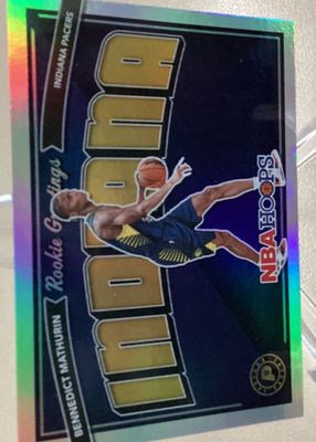 2022 Hoops #6 Rookie Greetings - Holo