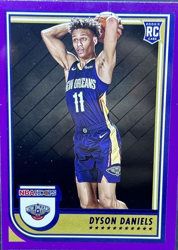 Dyson Daniels 2022 Hoops #238 Purple Rookie RAW