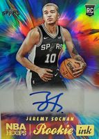 Jeremy Sochan 2022 Hoops #RI-JMS Rookie Ink Price Guide - Sports 