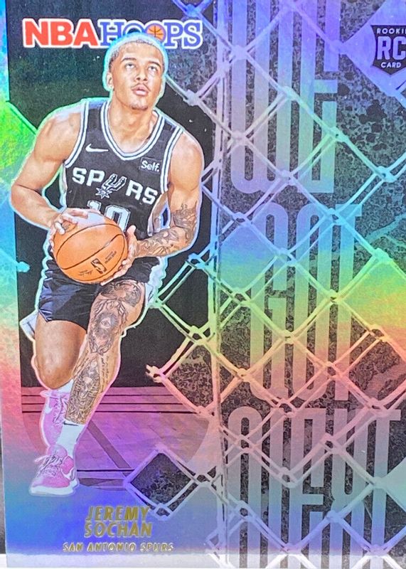 Jeremy Sochan 2022 Hoops #9 We Got Next - Holo Rookie BGS 9.5