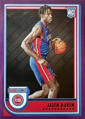 2022 Hoops #243 Purple