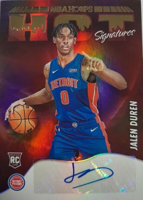 2022 Hoops #HSR-JLD Hot Signatures Rookies
