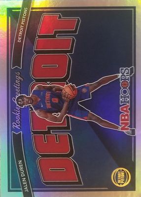 2022 Hoops #13 Rookie Greetings - Holo