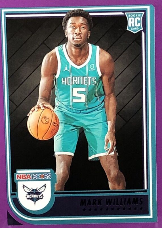 Mark Williams 2022 Hoops #245 Purple Rookie RAW